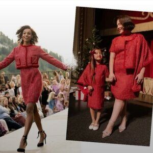 Ivy City Co Reese Red Tweed Dress 4T/5T